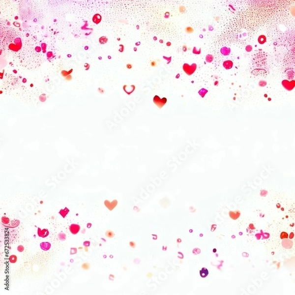 Fototapeta Happy Valentine Hart Background