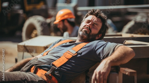 Obraz Construction Site Generative Ai