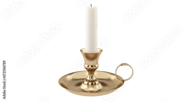 Fototapeta candlestick with candle