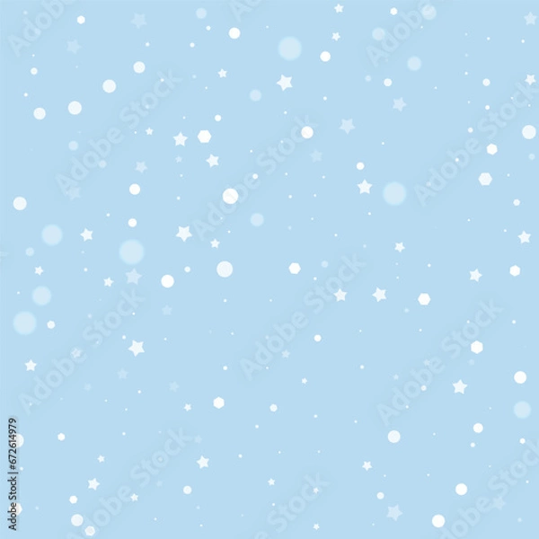 Obraz Magic falling snow christmas background. Subtle