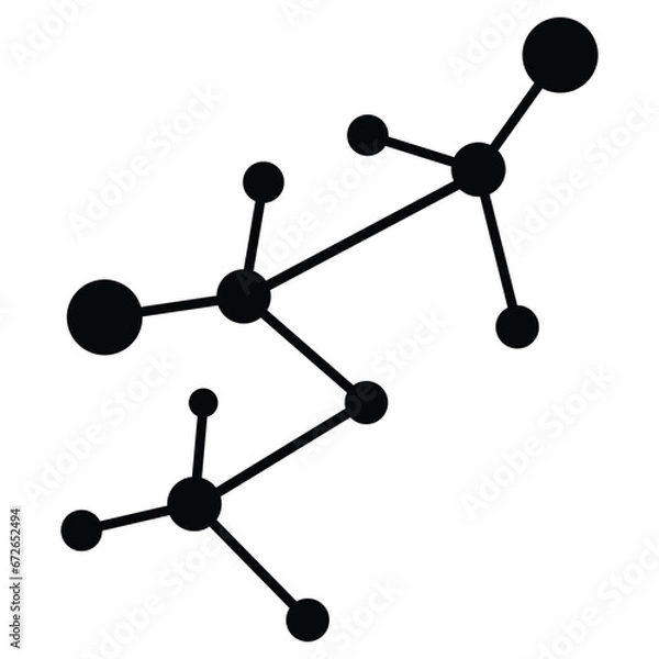 Obraz Molecular element icon