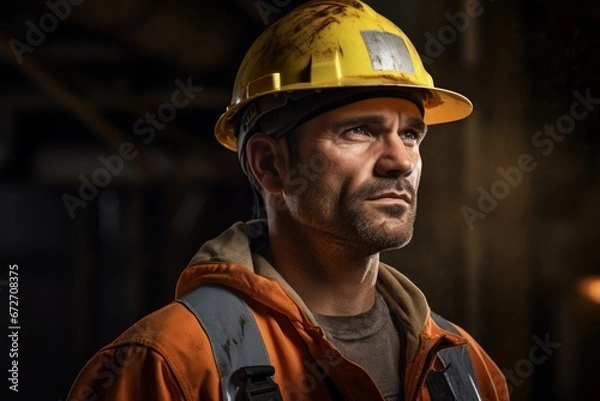 Fototapeta portrait of a worker