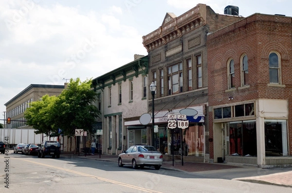 Fototapeta small town u.s.a.