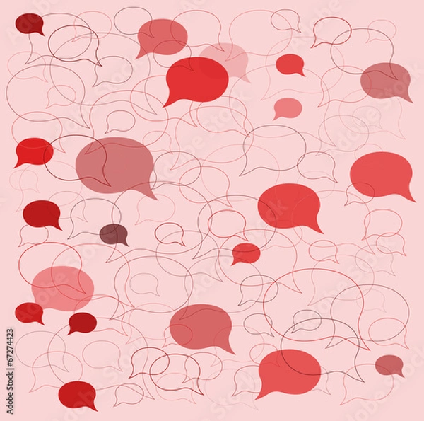 Fototapeta background speech bubbles