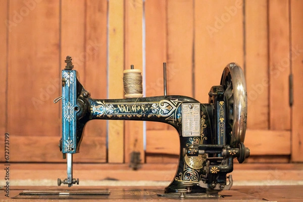 Fototapeta sewing machine