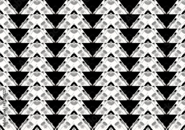 Obraz seamless geometric pattern