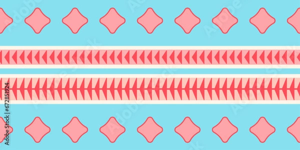 Obraz cute scandinavian seamless pattern