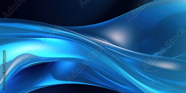 Fototapeta Abstract representation of a digital realm.