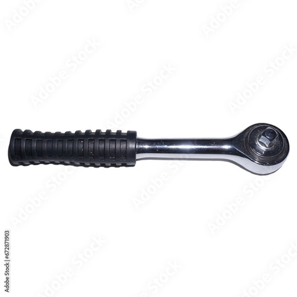 Fototapeta Ratchet wrench isolated with clipping path
