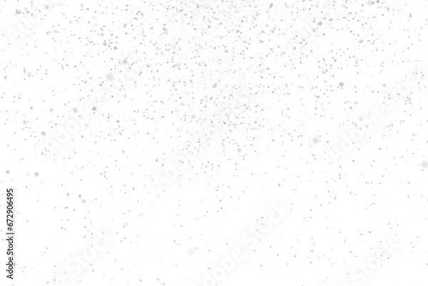 Obraz  White cold Snowflakes flying elements on transparent background.Snow falling. Snow background.