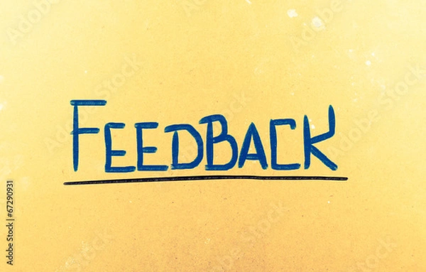 Obraz Feedback Concept