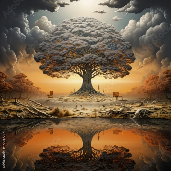 Obraz Virtual NFT Art Gallery Exhibition