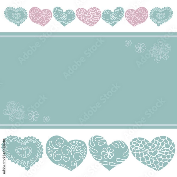 Obraz background of the heart 4