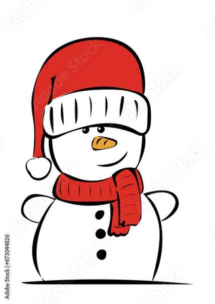 Fototapeta Schneemann 