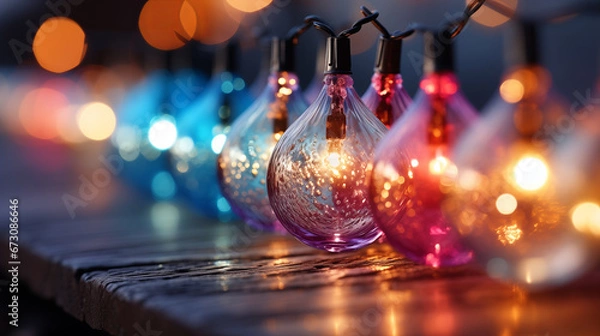 Fototapeta Control system for decorating on special days.