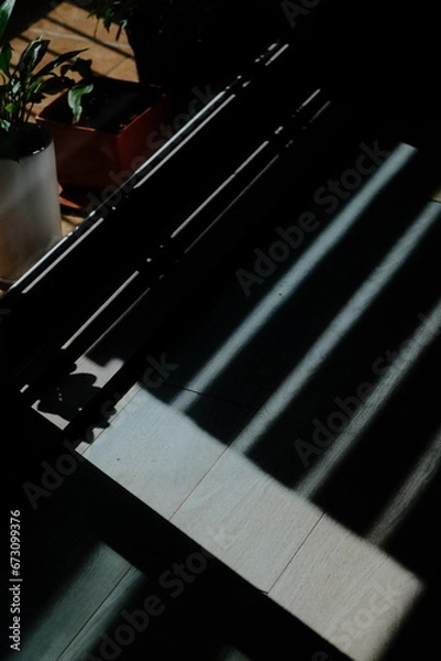 Fototapeta Shadow and piano