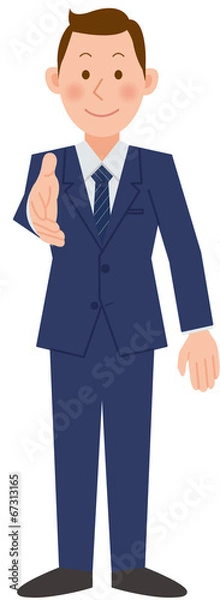 Fototapeta ビジネスマン　握手