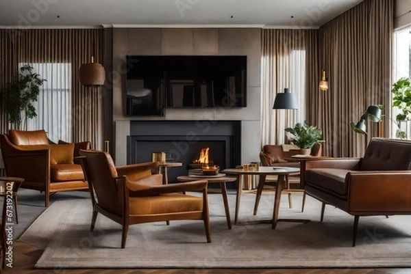 Obraz modern living room