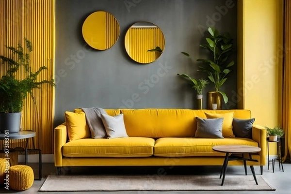 Fototapeta modern living room