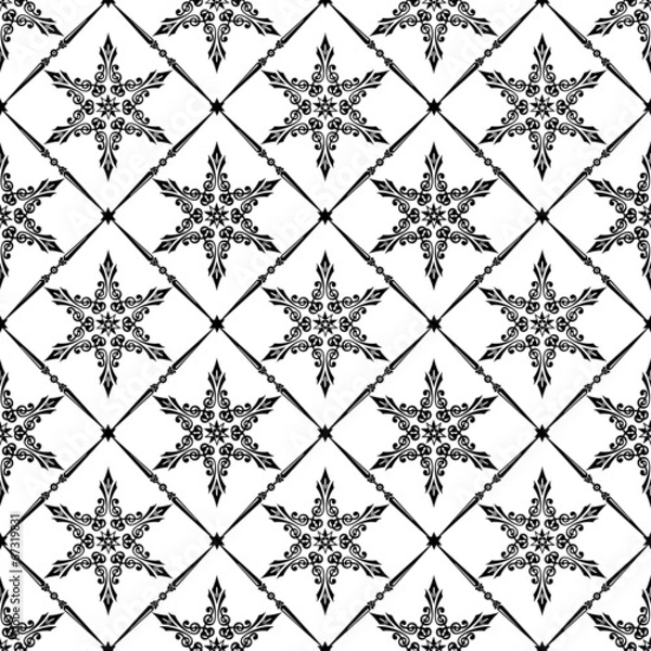 Obraz アンティーク調　タイルパターン