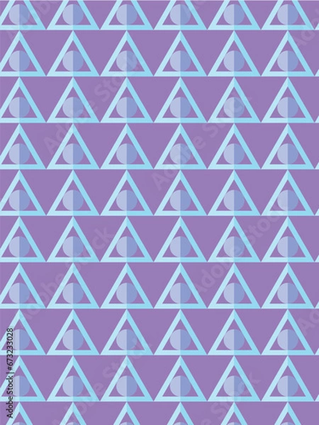 Fototapeta triangle seamless pattern