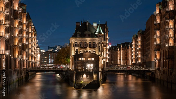 Fototapeta Speicherstadt