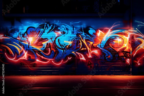 Obraz グラフィティ背景