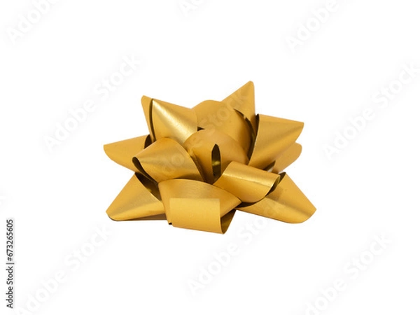 Obraz golden gift bow