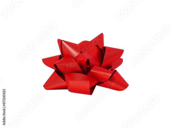 Obraz red gift bow