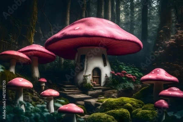 Obraz mushroom in the forest