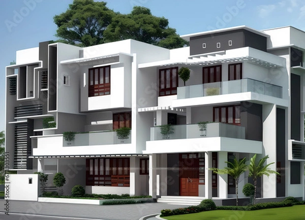 Obraz Villa moderne 6 IA