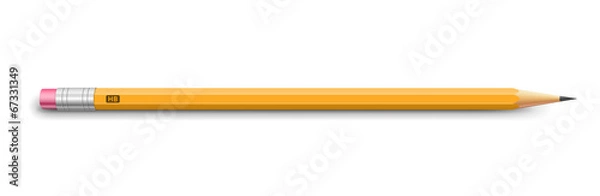 Obraz Ołówek na białym