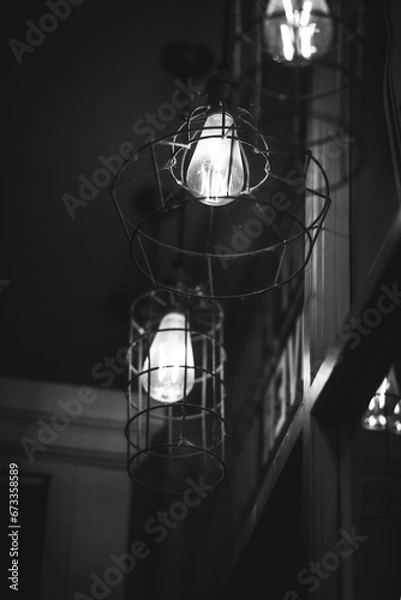 Obraz lamp in the night