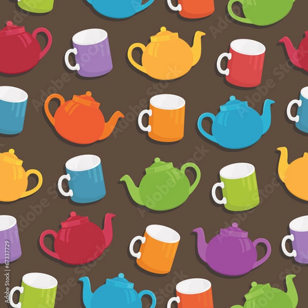 Fototapeta teapot pattern