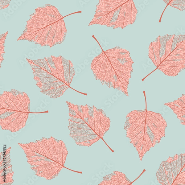Obraz Dry leaves pattern