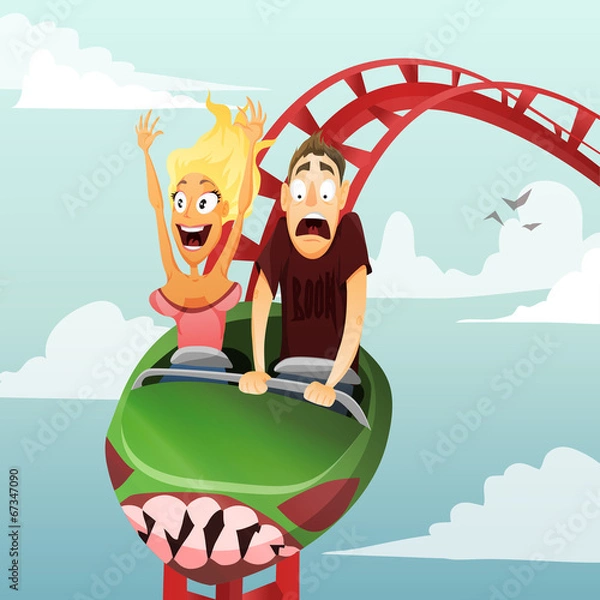 Obraz roller-coaster