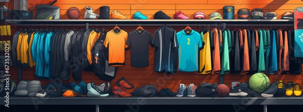 Fototapeta sports fashion background