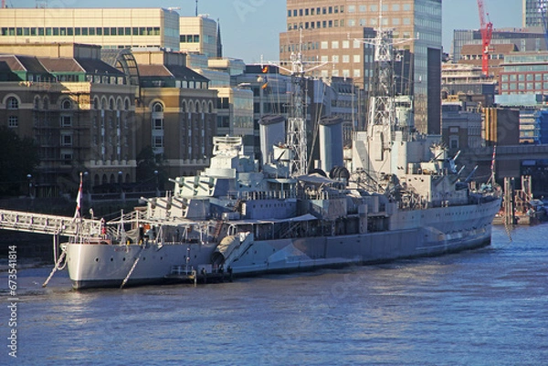 Obraz ship in the harbor