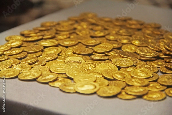 Obraz stack of gold coins