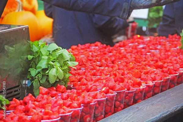 Fototapeta candles on the market