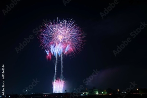 Obraz 土浦花火ー3