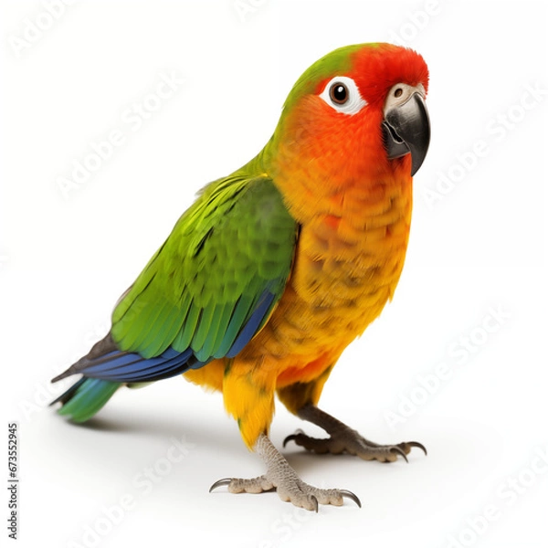 Obraz parrot isolated. Generative AI