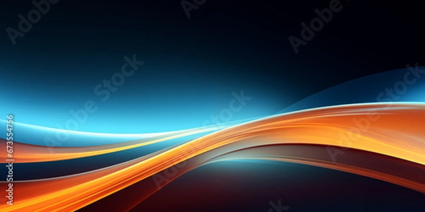 Fototapeta abstract colourful background with waves