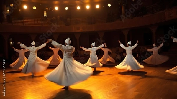 Obraz Dancing dervishes in Konya