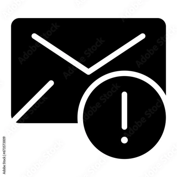 Obraz exclamation mark glyph icon