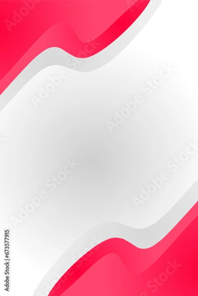 Obraz red and white abstract background gradients for your text, design, presentation, backdrop, texture, template. Vector Illustration EPS.