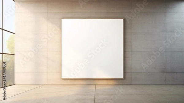 Fototapeta a white board on a wall