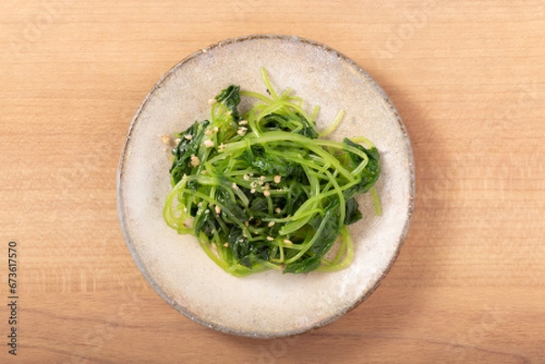 Fototapeta 三つ葉の胡麻和え