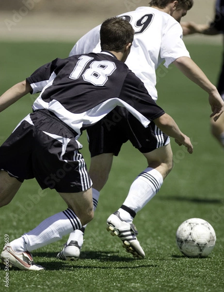 Obraz soccer action