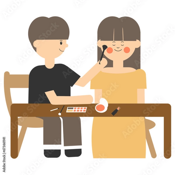 Obraz Make Up Artist Characters